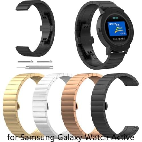 20pcs High Quality Watch Strap Replacement Stainless Steel Watch Strap Wrist Band For Samsung Galaxy Active Galaxy Watch 42mm