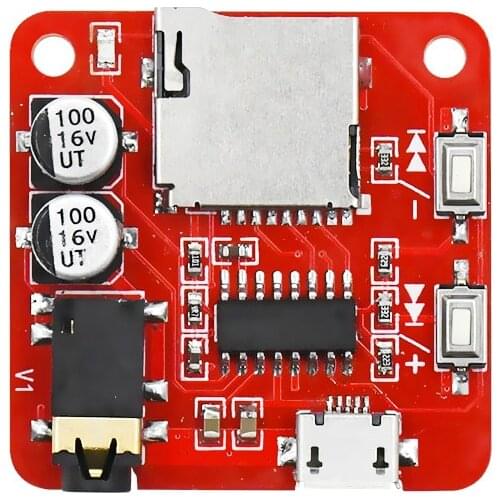 SOTAMIA MP3 Audio Decoder Board AUX USB DC5V Micro TF Card Decoding Amplifier Preamp For Volume Adjustment