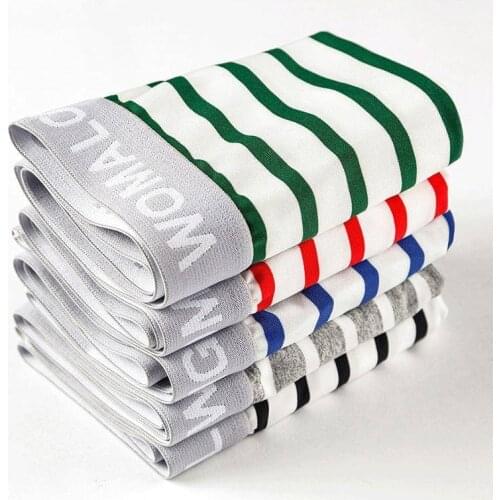 4 /pcs youth underwear mens boxer teen briefs mens middle waist breathable silk soft plus fat XXXXL mens pants