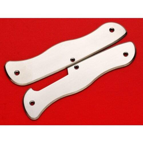 Titanium Alloy Scales for 111mm Victorinox Swiss Army Knife Handle for SAK (Rivets Install Version, Rivets not Included)