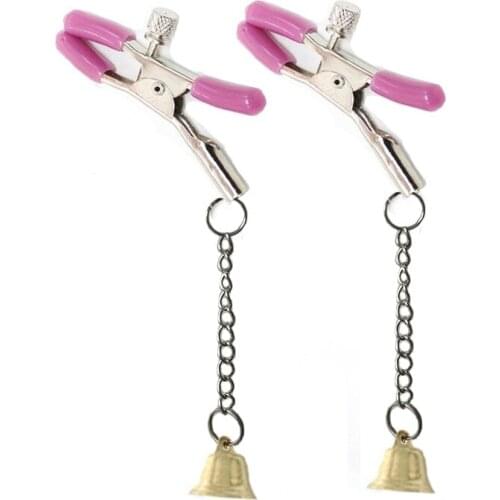 Nipple Clamps with Adult Sex Toys for Women Metal Chain BDSM Breast Clamps