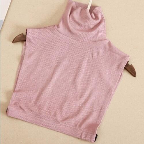 Womens Fake Collar Female Spring Winter Shirt Knitted high wild autumn winter scarf warm bottoming Choker Necklace Shirt Fake