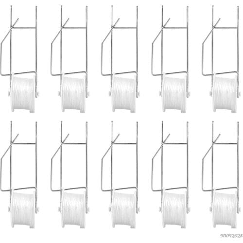 1/6/10pcs Plant Roller Hooks for Tomato Plants Flower Vine Twine Crop Trellis Vegetable Greenhouse Trellising Kit j17 wholesales