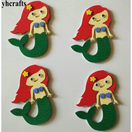 1bag/LOT Mermaid Ant Lobster fish rabbit butterfly ladybug EVA foam shape without stickers Craft activity kit Color learning DIY
