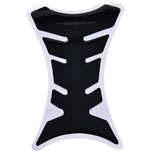 1pc Motorcycle Carbon Fiber Tank Pad Tankpad Protector Sticker For Honda Yamaha Kawasaki Suzuki Ducati Universal Fishbone