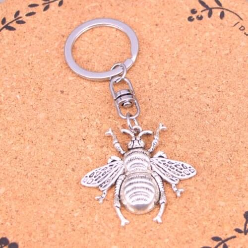 20Pcs hornet bee Keychain Novelty Gadget Trinket Souvenir Christmas Gift Keychain Drop Shipping