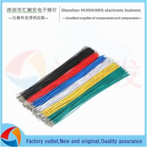 20PCS!!! DuPont 2.54 terminal wire connecting wire electronic wire single/double-head pressure reed length 25CM 24 gauge wire