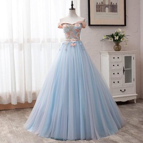 Off The Shoulder Quinceanera Dress 2021 New Sexy Illusion Vestidos Party Dress Formal Prom Ball Gown Elegant Lace Robe De Bal