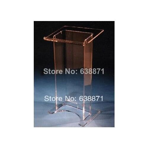 Free Shiping high quality beautiful Customized acrylic desktop lectern cheap acrylic lectern