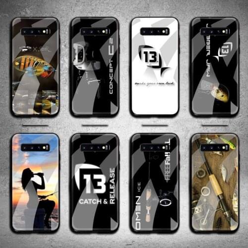 HOTCASHOP Hunting Fishing art fish Phone Case Tempered Glass For Samsung S20 Plus S7 S8 S9 S10 Plus Note 8 9 10 Plus