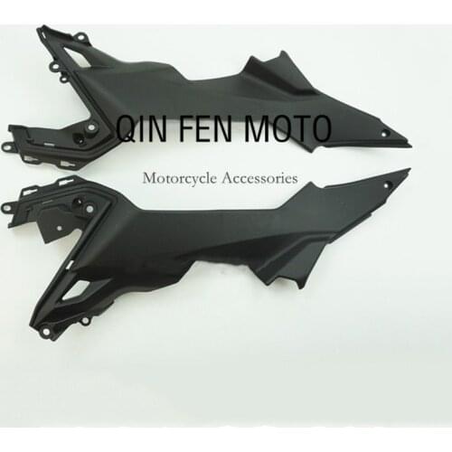 Motorcycle Fuel Tank Cover Leather Seat Mesh Shell Side Cover Fairing Fit For Kawasaki Z650 ER650H NINJA650 2017-18-19