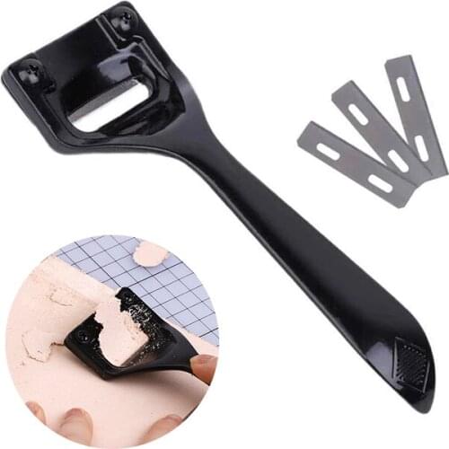 LMDZ Leather Craft Skiving Tools Thinning Shovel Cutting Skiving Trimming With Three Skiver Blades For Leather Craft DIY