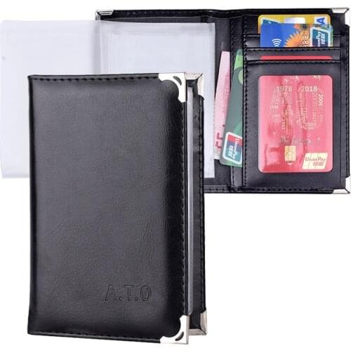 Multifunction Leather Passport Cover For The Passport And Driver License Wallet Travel Card Holder Case Men Women