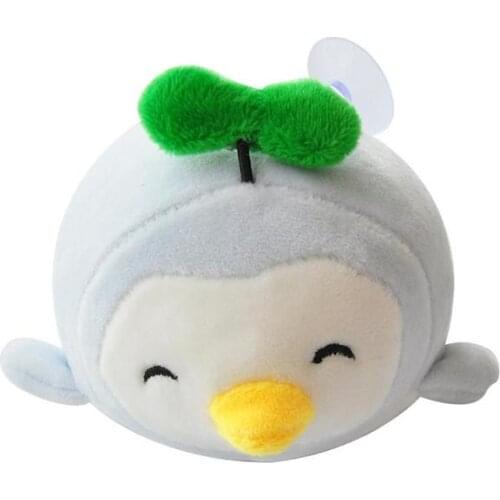 Super Soft Cute Penguin Plush Toy with Suction Cup Comfortable To Touch As The Real Two Color Select Hang Out At The Desk Relax