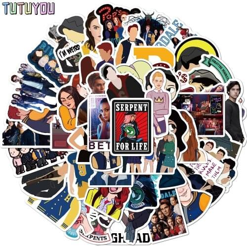 PC2048 50pcs/set Hit TV Series Scrapbooking Stickers Decal For Guitar Laptop Luggage Car Fridge Graffiti Sticker