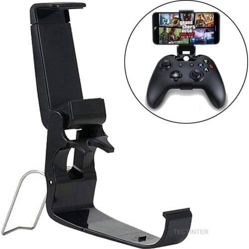 Mobile Phone Clip For Xbox One S/Slim Controller Mount HandGrip Stand Holder For Xbox One Gamepad For Samsung S9 S8