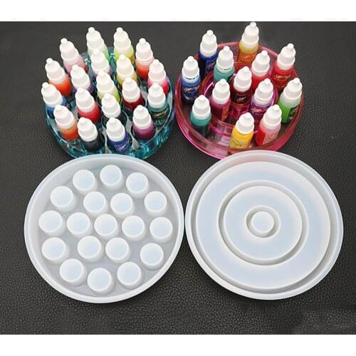 Crystal Epoxy Mold Color Storage Box Lipstick Storage Box Resin Mold Handmade DIY Mould