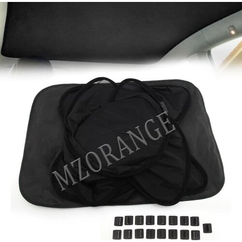 MIZIAUTO Sunshade Roof Skylight For Tesla 2021 Model Y Car Sun Visor Rear Front Sun Shade Car Accessories High Quality