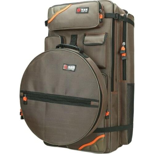 Fishing Chair Bag 80cm Multifunctional Tackle Bag Double Back Fish Bag Waterproof Fishing Rod