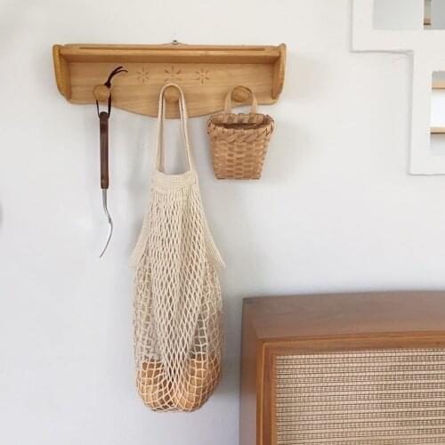 Cutelife Cloth Mesh Kitchen Cabinet Storage Bag Luggage Shopping Beach Tote Women Bags Lunch Fruit Travel Shopper Organizer Bags