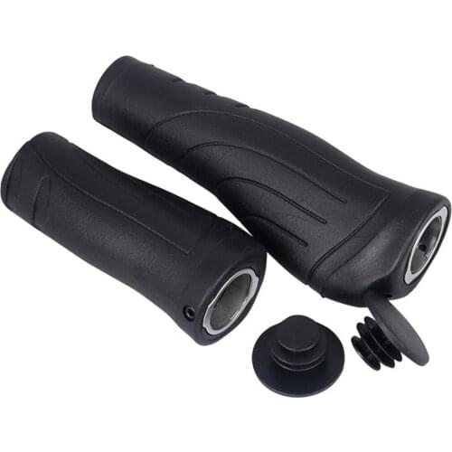 1 Pair Non-slip Bicycle Hand Rest Bar End Lock Swivel Handle Grip Bike Accessory Ergonomic Styling is Suitable For Mountain Bike