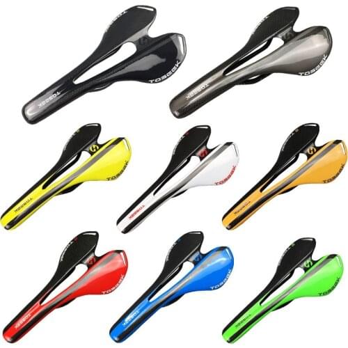 1pcs Mtb Saddle 3K Full Carbon Fiber Mountain Bike Saddle Road Bike Seat Cushion Bicycle Seat Cushion Bike Seat Carbon Saddle