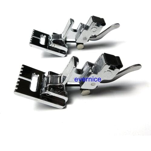 2 Sets Low Shank 9 Grooves Pintuck Presser Foot For Singer Brother Janome Kenmore
