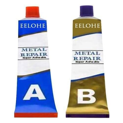 2Pcs A+B Metal Repairing Adhesive Super Glue Iron Steel Auto Radiator Water Tank Special leakage Plugging Welding Glue 20/50g