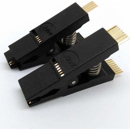2PCS /Lot BIOS SOP8 + SOP16 Original Straight Test Clip Pin Pitch 1.27mm SOIC8/16 Universal Body Programming Clip