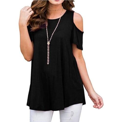 2021 Casual Women Shirt Summer Tops Female Solid Short Sleeve Fashion Bohemian Party Beach Shirts Plus Size