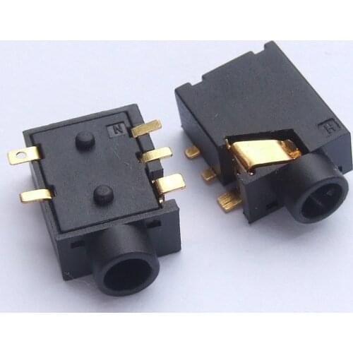 5 PIN 1/8" 3.5mm Stereo Jack Socket PCB SMD FOR 3.5MM Headphones headset