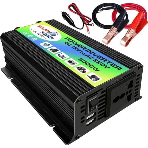 400W Watt DC 12V to AC 220V Portable Car Power Inverter Charger Converter Adapter DC 12 to AC 220 Modified Sine Wave USB charge