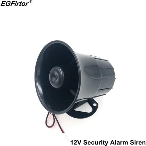 Security Alarm Siren ES626 Loud Horn Speaker Working Outdoor 12V Security Alarm Siren Home Speaker For Home Alarm System