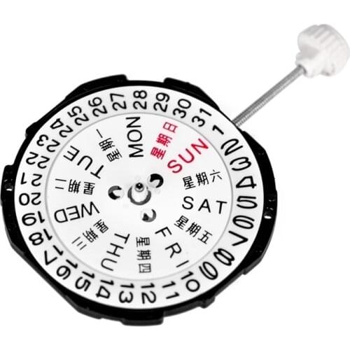 SL28 Three Hands Quartz Movement Date Watch Wristwatch Parts Repair Accessories Date Display Watch Repair Tools for Watchmaker