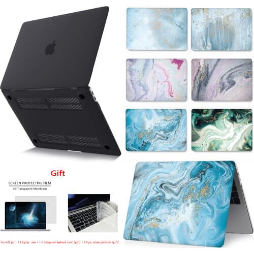 Marbling Printed shell For MacBook M1 chip Air retina 13.3 A2337 A2179 Case 2020 Pro 13 A2338 A2289 11 12 15 16 Touch Bar Cover