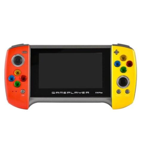 Coolbaby New X18S 4.3 inch Retro Handheld Game Console Double Joystick Support MP4 Player TF For PS1 GBC MD Children Game Gift