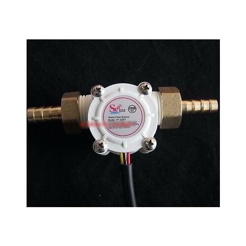 F034 G1/2 Water Flow Sensor Hall Flow Sensor Switch Flow Meter Flowmeter Water Control Counter DN15 1-30L/min