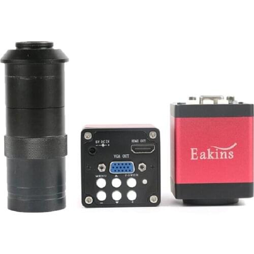 Agnicy VGA HDMI Microscope Industrial Camera High Speed 60 Frames 720P Mobile Phone Repair with 100 Times Lens