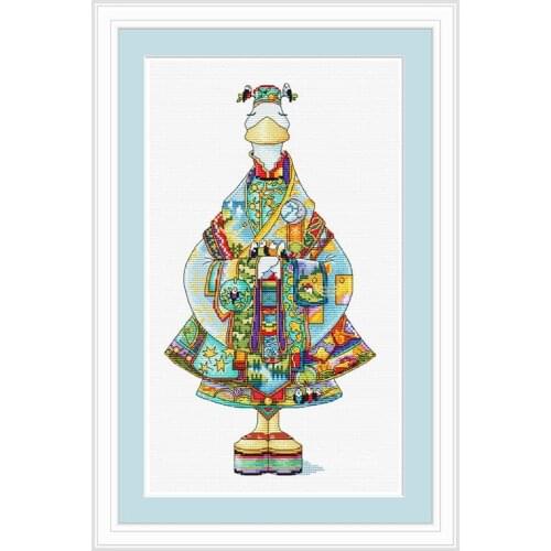 Cross Stitch Kit G1030 Costume 2 Auspicious Wealth Fishxx New Home Hand Embroidery
