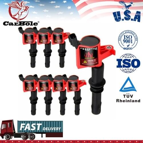 Set Of 8 Ignition Coils DG511 For Ford F150 4.6/5.4L 2004 2005 2006 2007 2008 2009 2010 High Performance Coil Car Accessories