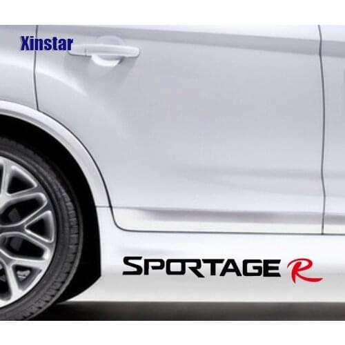 2pcs Car Body Sticker For KIA Sportage R