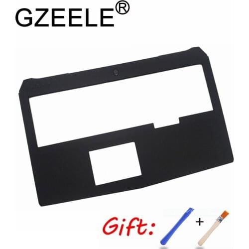 New for DELL ALIENWARE 17 R2 17 R3 series UPPER CASE PALMREST topcase cover YGF8D 0YGF8D black keyboard bezel top cover