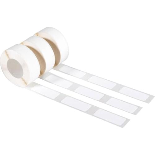 NEW-Suitable for D30 Label Printer White Self-Adhesive Label Paper (12mm x 30mm) Label/Roll, 3 Rolls