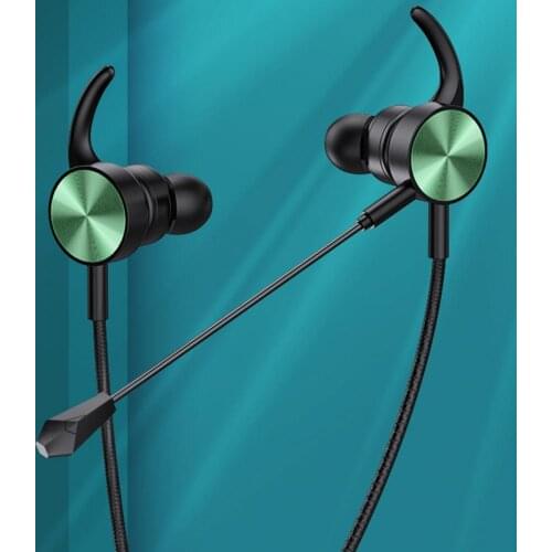 XG121 E-sports Gaming Wired Headset Dynamic Stereo Sound 3.5mm MIC In-ear Phone Computer Headset Livestreming Tuning Headset