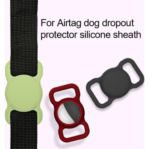 2021 Pet Silicone Case For Apple Airtag Trackers Protective Sleeve Anti-loss Soft Cover For Air Tag Locator Anti-lost Device