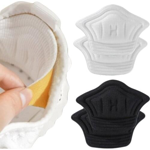 1Pair Heel Pads for Adjust Sports Shoes Size Anti-wear feet Inserts Insoles Pad Can be Cut Heel Protector Sticker Foot Care