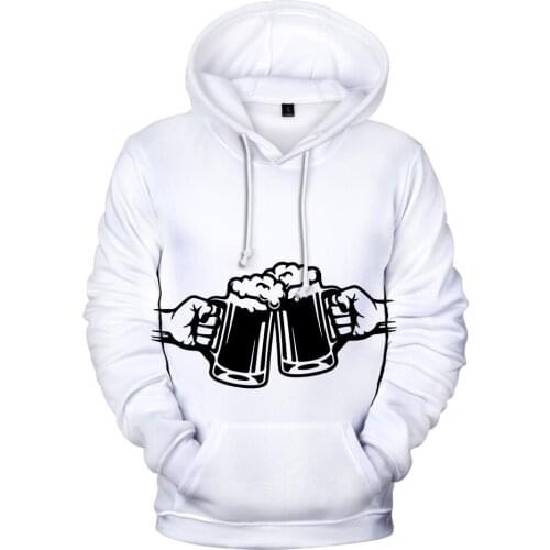 Funny Hot sale to Yellow 3D Hoodies Beer Men/Women Sweatshirts Beer Popular Autumn 3D Long Sleeve Pullovers Fashion Casual Coats