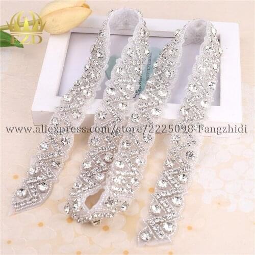 10 Yards Black Claw Clear Rhinestones Appliques Chain For Wedding Belts Cummerbund Strass Hot Fix Crystal Patch Sew Cloths Trim