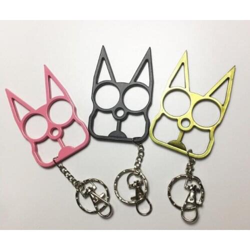 100pcs/lot fedex fast Creative Cute Cat Keychain for Girls Alloy Fashion Car Key Chain Keyring Women Trendy Bag Charms