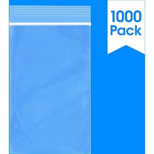 1000 pieces of transparent plastic bag-4 X 6 inches CM (length does not include zipper)-2.0 mil transparent sealable zipper bag